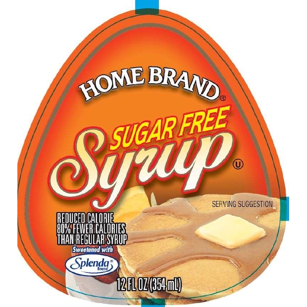 Carriage House Home Brand 12 oz. Sugar Free Table Syrup, PK12 17T234T1427 - main